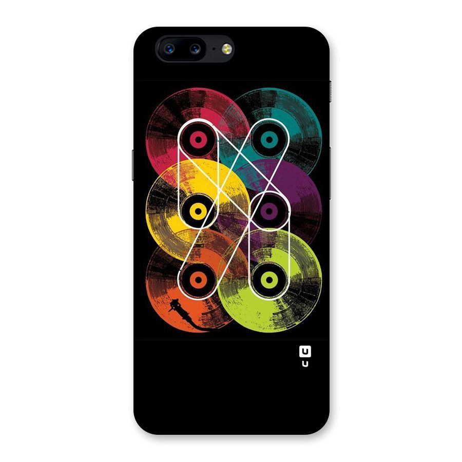 CD Tapes Back Case for OnePlus 5