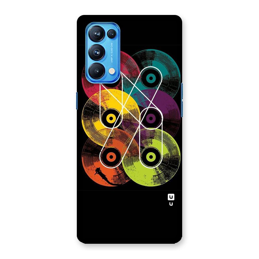 CD Tapes Back Case for Oppo Reno5 Pro 5G