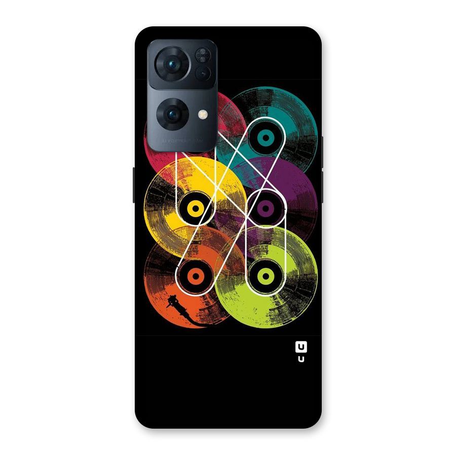 CD Tapes Back Case for Oppo Reno7 Pro 5G