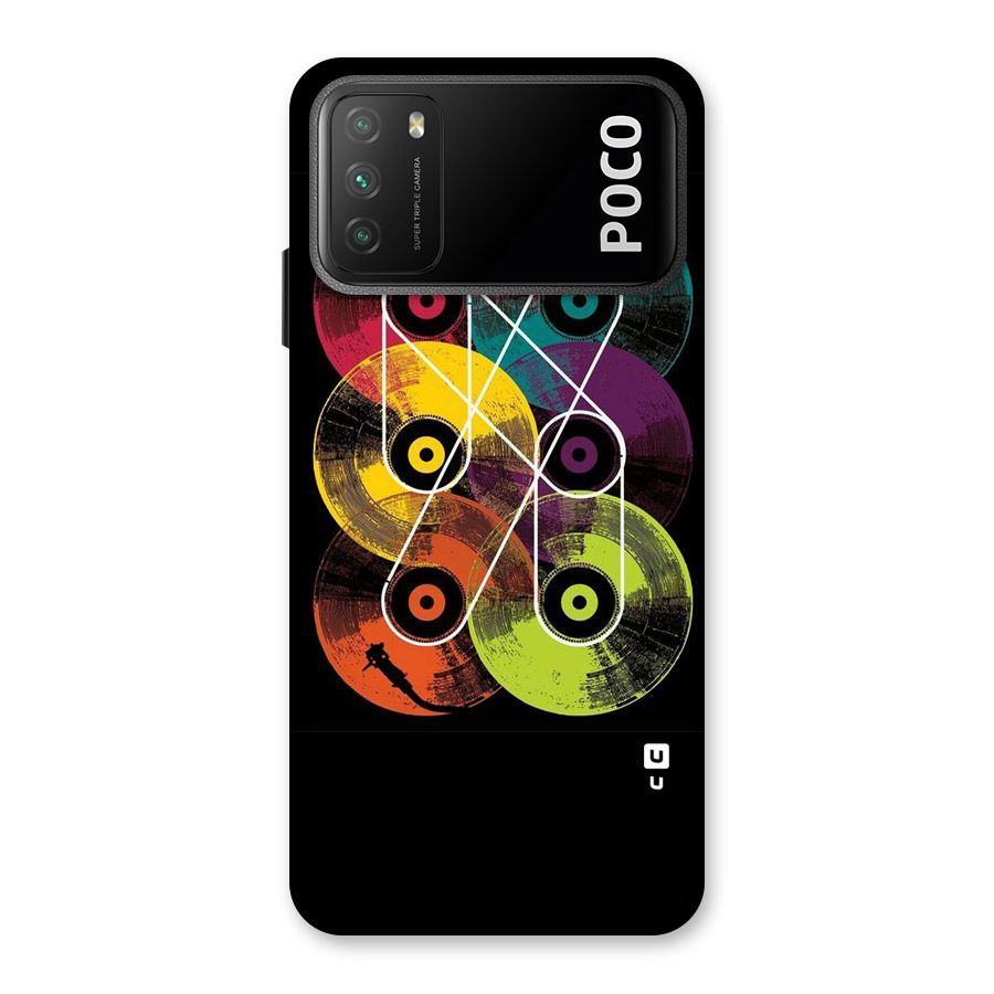 CD Tapes Back Case for Poco M3
