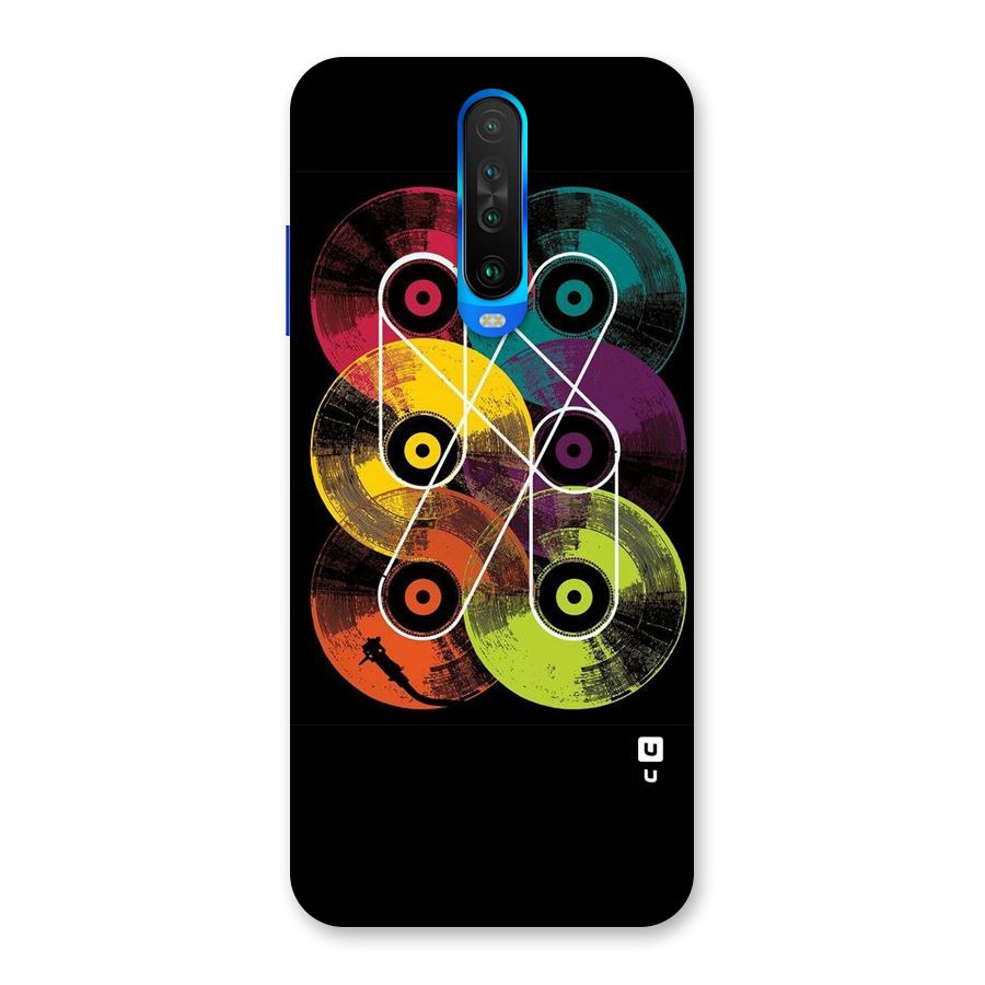 CD Tapes Back Case for Poco X2