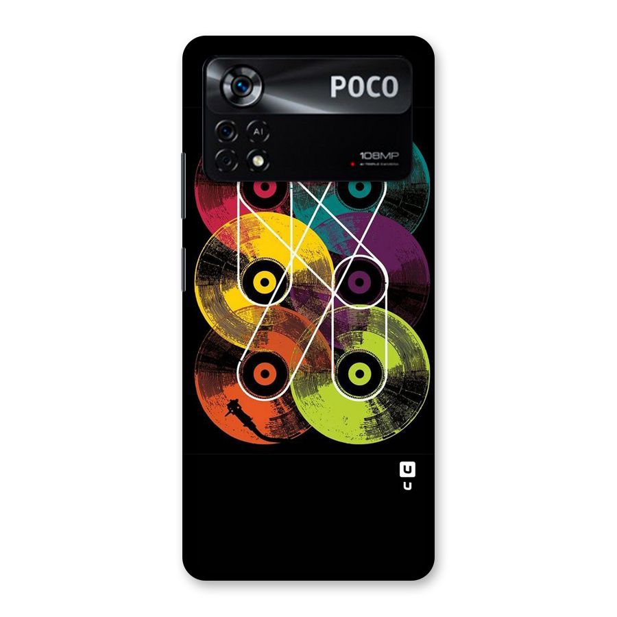 CD Tapes Back Case for Poco X4 Pro 5G