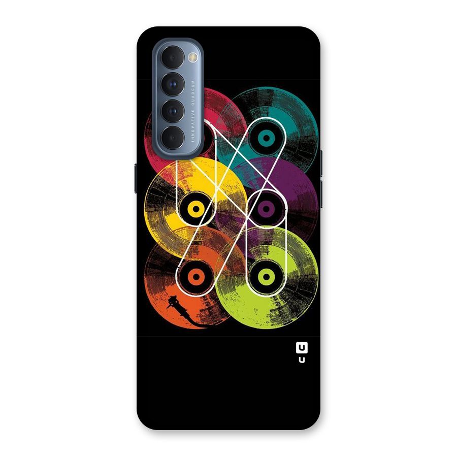 CD Tapes Back Case for Reno4 Pro