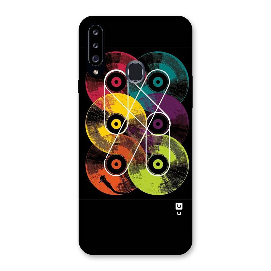 CD Tapes Back Case for Samsung Galaxy A20s