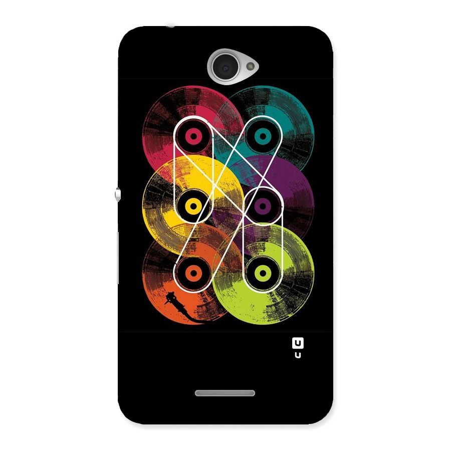 CD Tapes Back Case for Sony Xperia E4