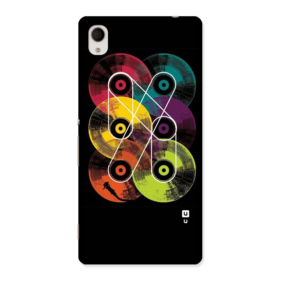 CD Tapes Back Case for Sony Xperia M4