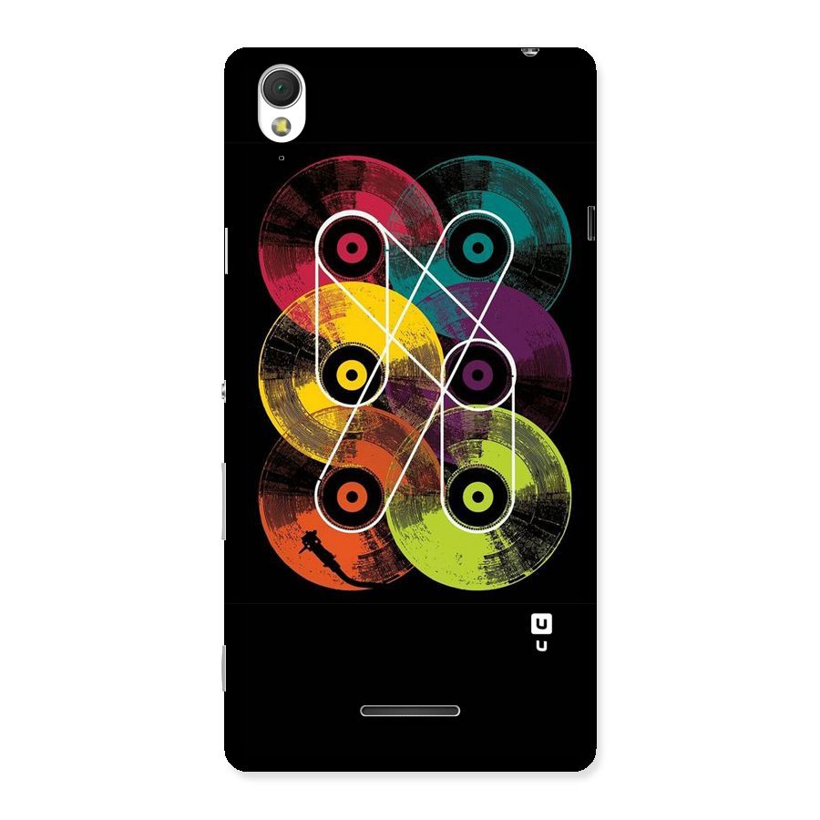 CD Tapes Back Case for Sony Xperia T3