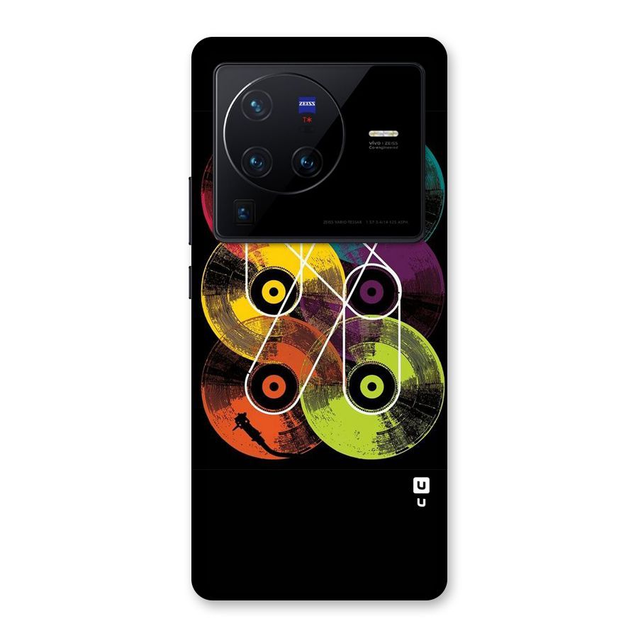 CD Tapes Back Case for Vivo X80 Pro