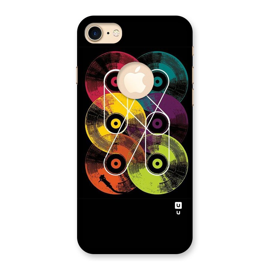 CD Tapes Back Case for iPhone 7 Logo Cut