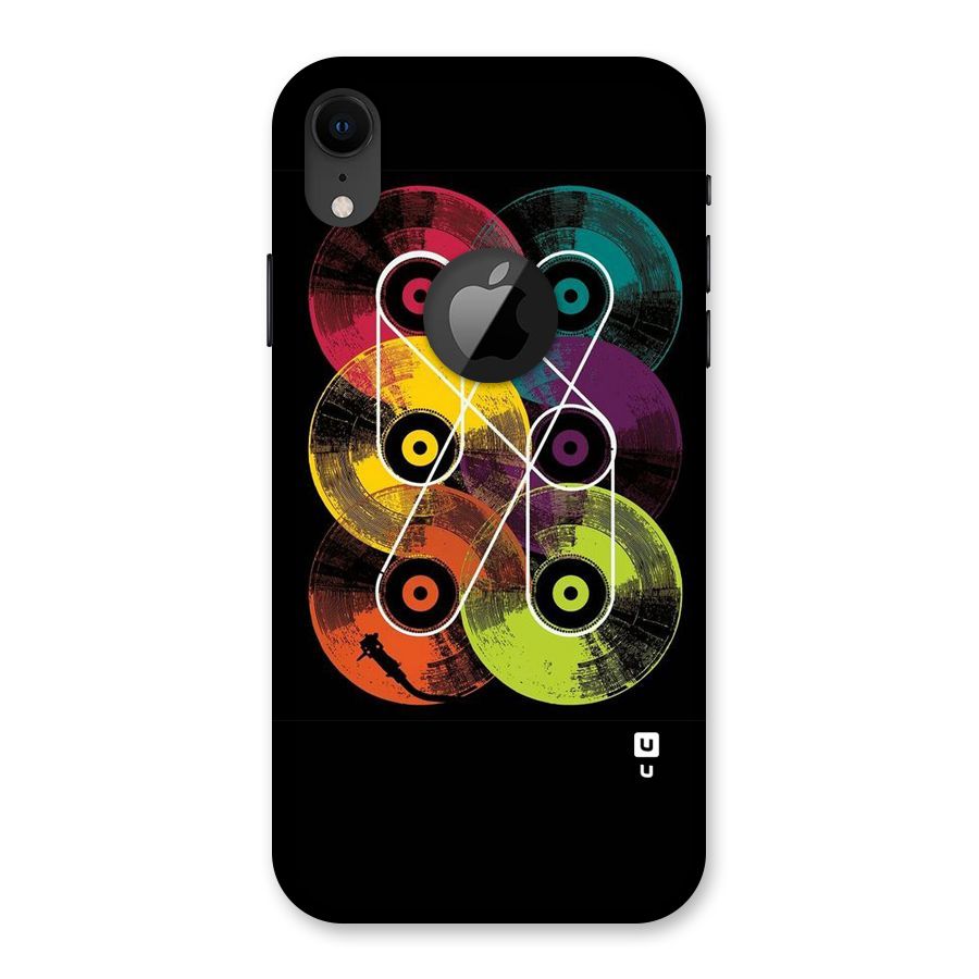 CD Tapes Back Case for iPhone XR Logo Cut