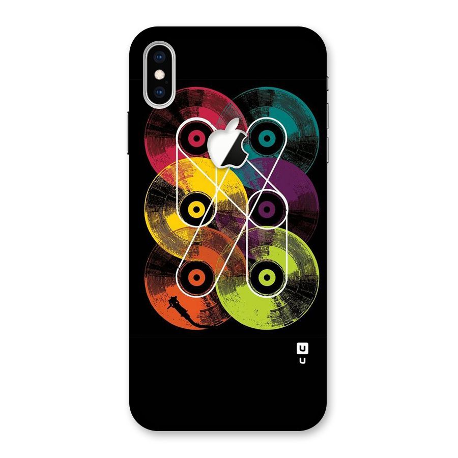 CD Tapes Back Case for iPhone XS Max Apple Cut