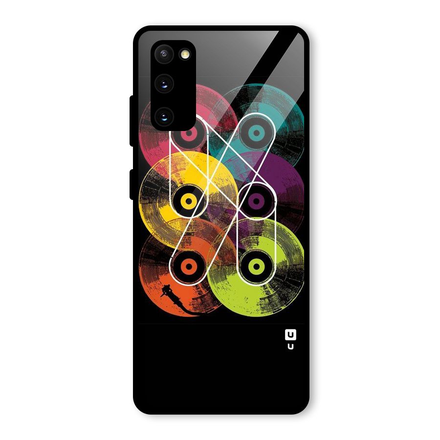 CD Tapes Glass Back Case for Galaxy S20 FE