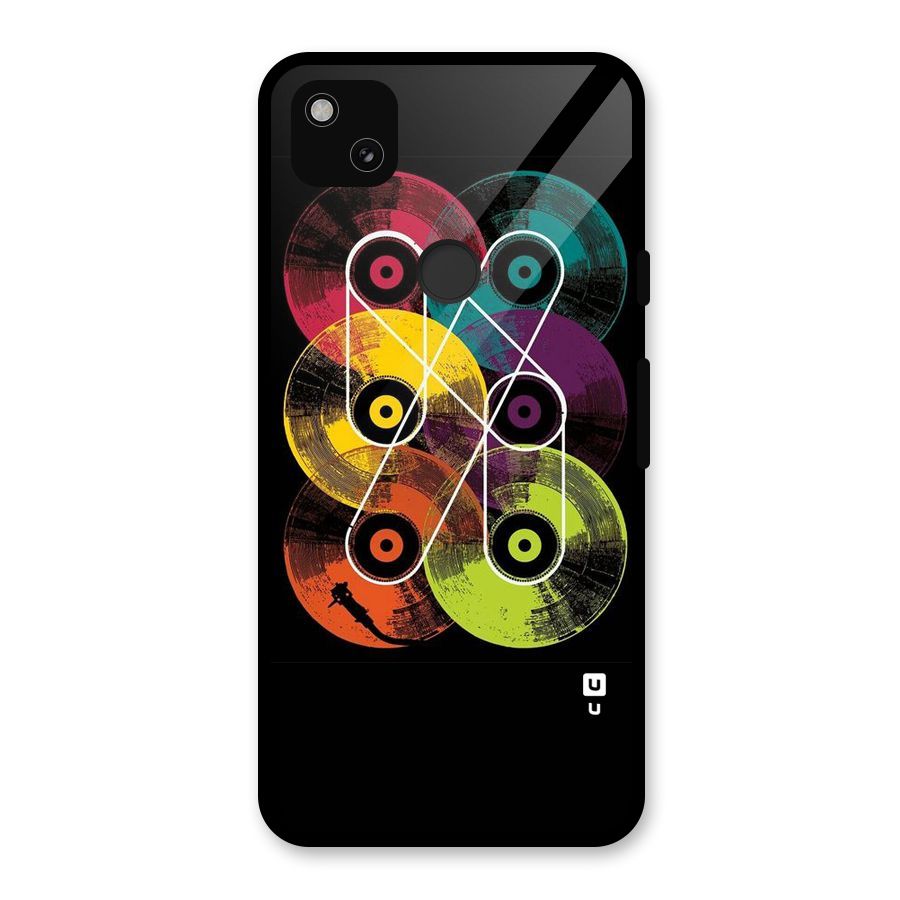 CD Tapes Glass Back Case for Google Pixel 4a