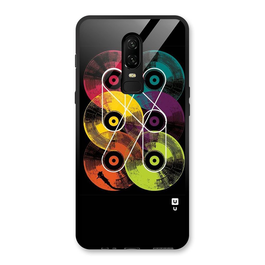CD Tapes Glass Back Case for OnePlus 6