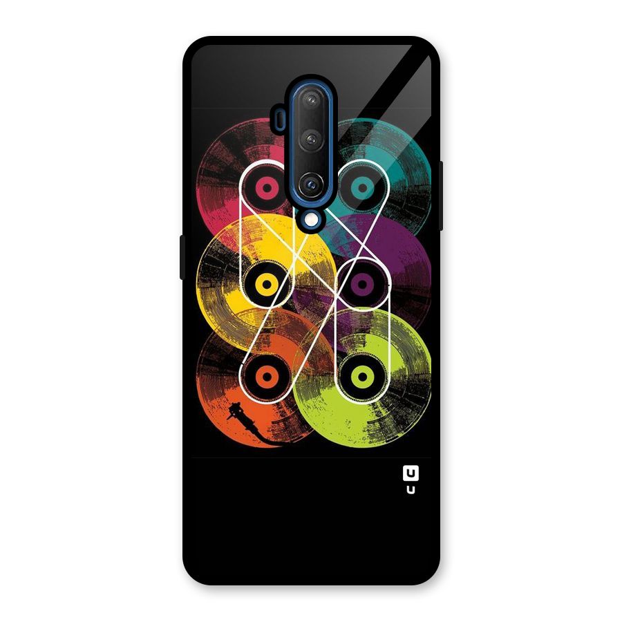 CD Tapes Glass Back Case for OnePlus 7T Pro