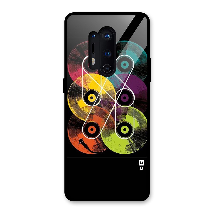 CD Tapes Glass Back Case for OnePlus 8 Pro