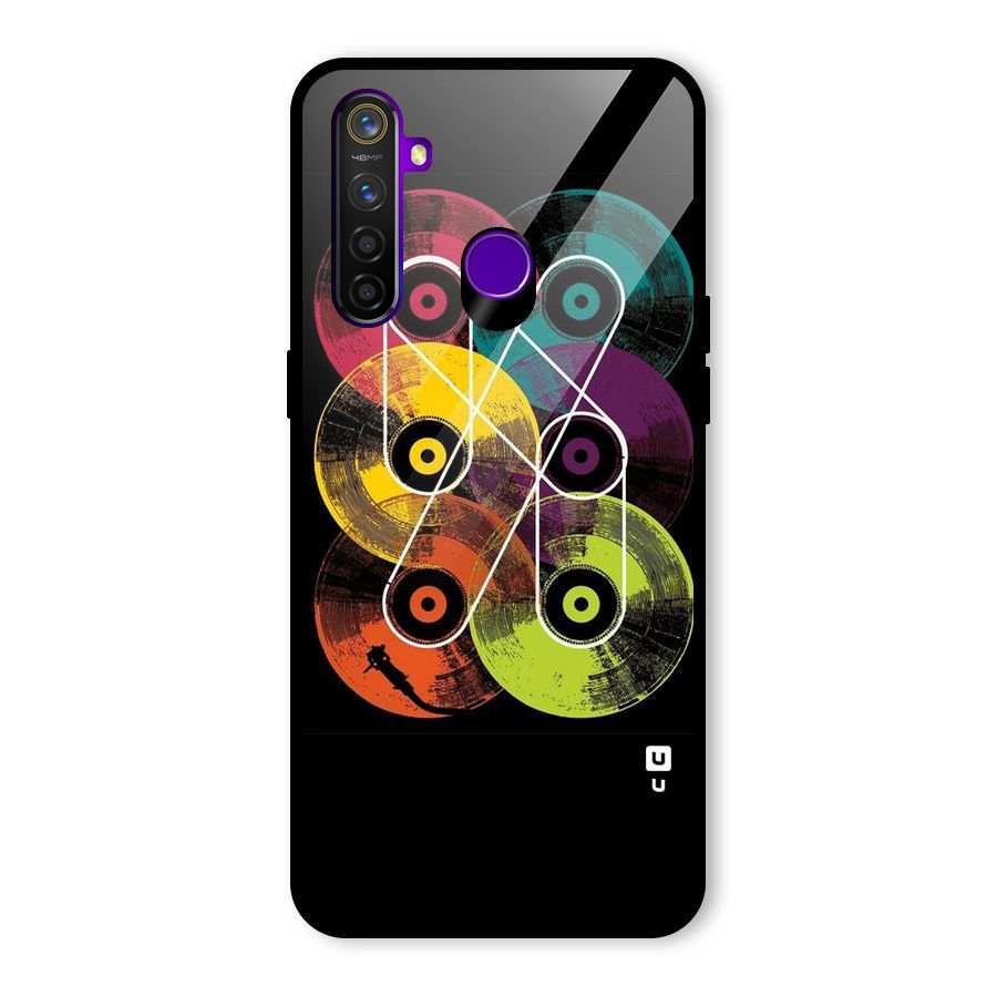 CD Tapes Glass Back Case for Realme 5 Pro