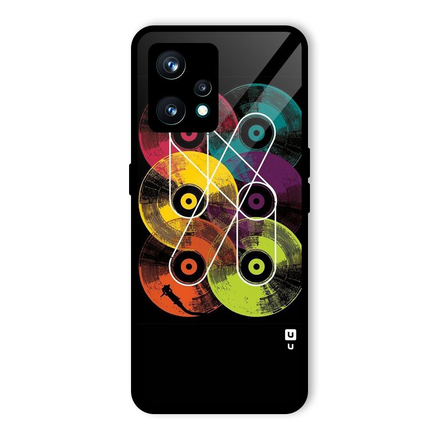 CD Tapes Glass Back Case for Realme 9 Pro Plus 5G