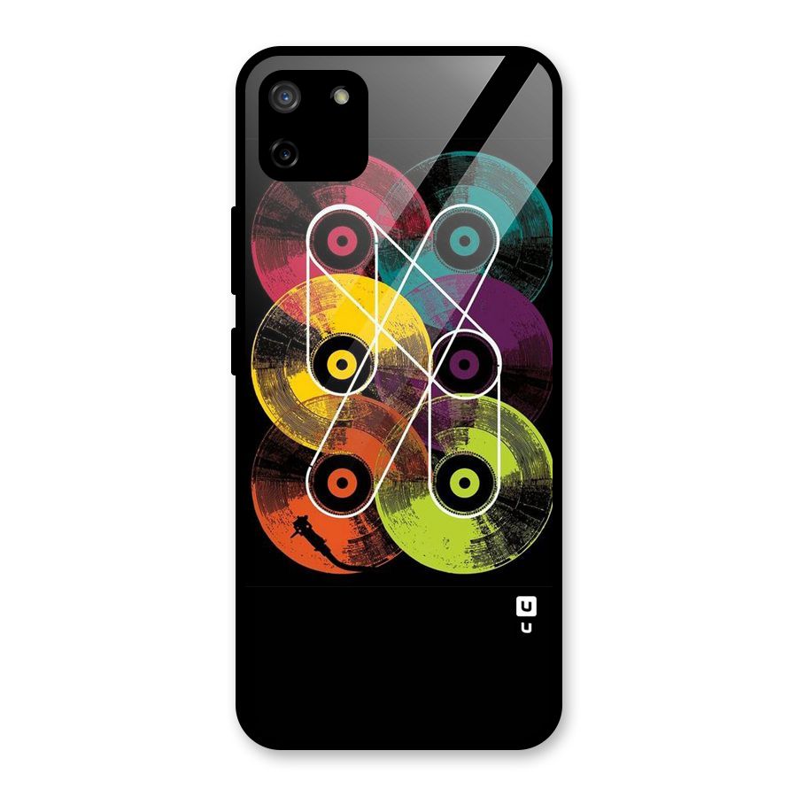 CD Tapes Glass Back Case for Realme C11
