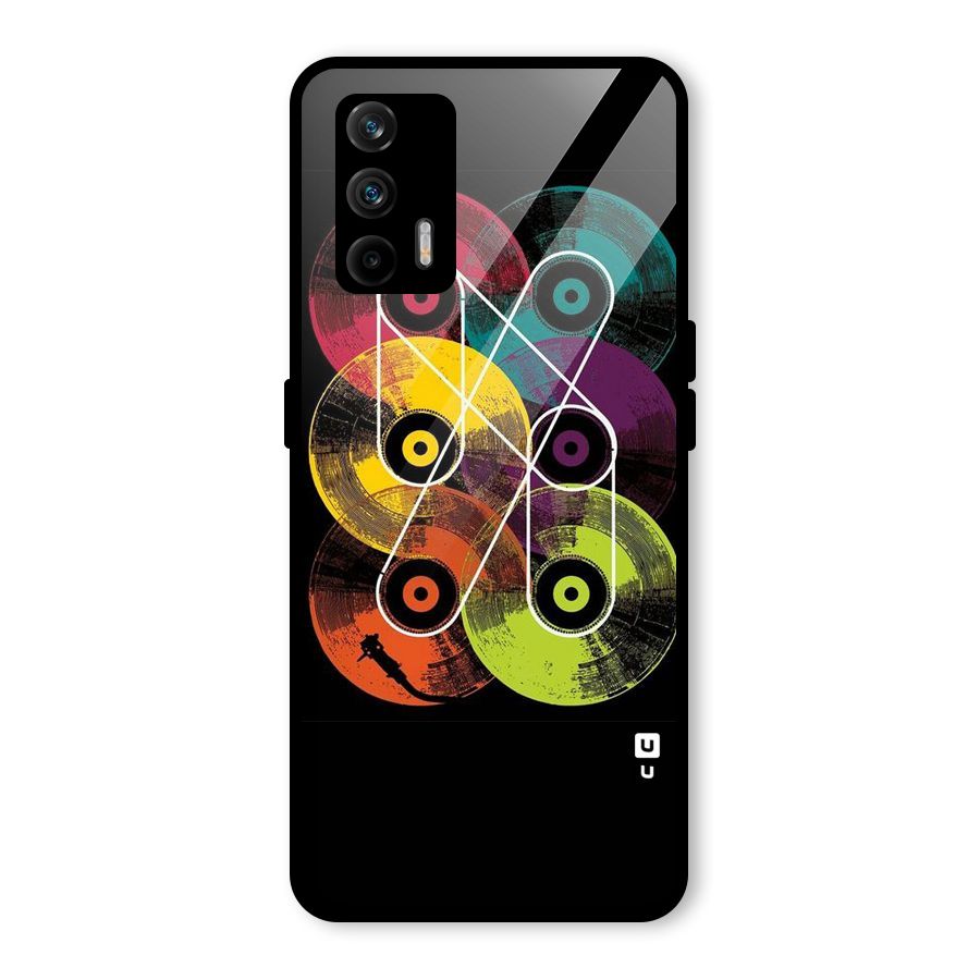 CD Tapes Glass Back Case for Realme GT 5G