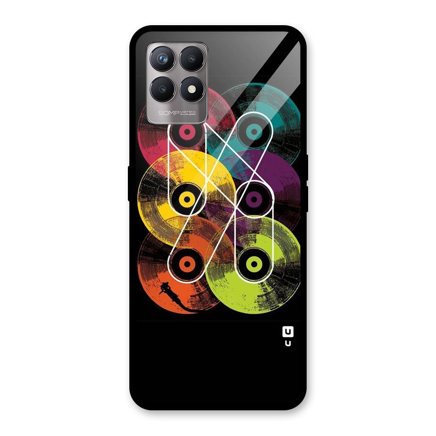 CD Tapes Glass Back Case for Realme Narzo 50