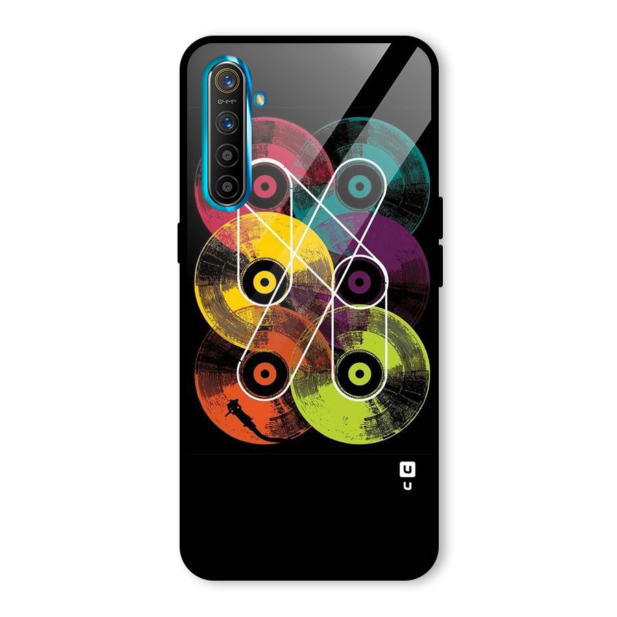 CD Tapes Glass Back Case for Realme X2