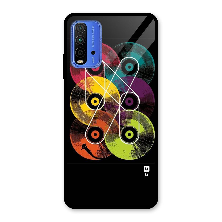 CD Tapes Glass Back Case for Redmi 9 Power