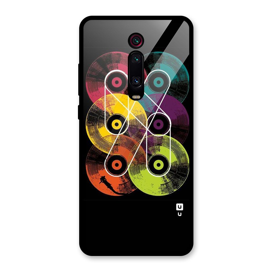 CD Tapes Glass Back Case for Redmi K20 Pro