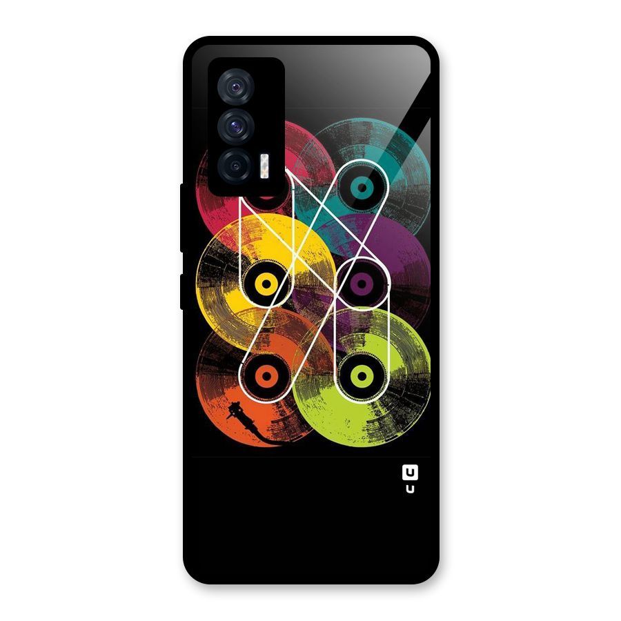 CD Tapes Glass Back Case for Vivo iQOO 7 5G