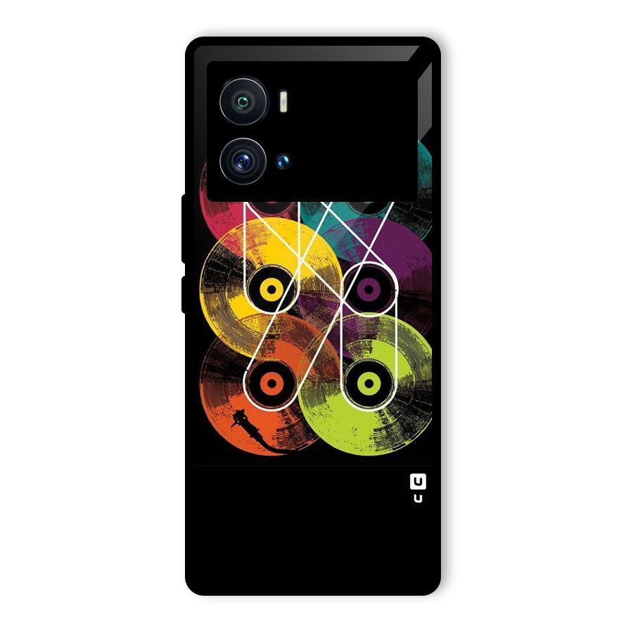 CD Tapes Glass Back Case for Vivo iQOO 9 Pro