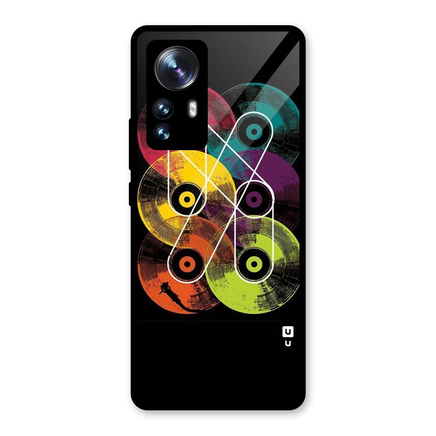 CD Tapes Glass Back Case for Xiaomi 12 Pro