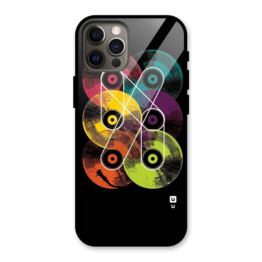 CD Tapes Glass Back Case for iPhone 12 Pro