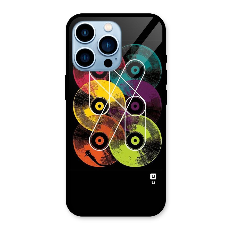 CD Tapes Glass Back Case for iPhone 13 Pro