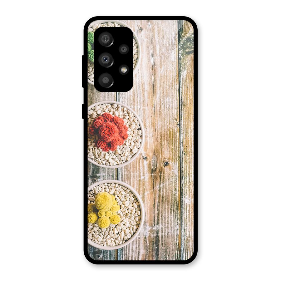 Cacti Decor Glass Back Case for Galaxy A32