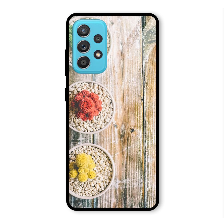 Cacti Decor Glass Back Case for Galaxy A52