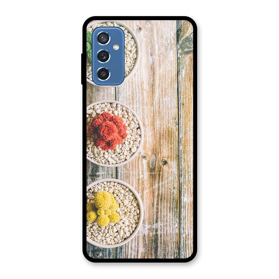 Cacti Decor Glass Back Case for Galaxy M52 5G