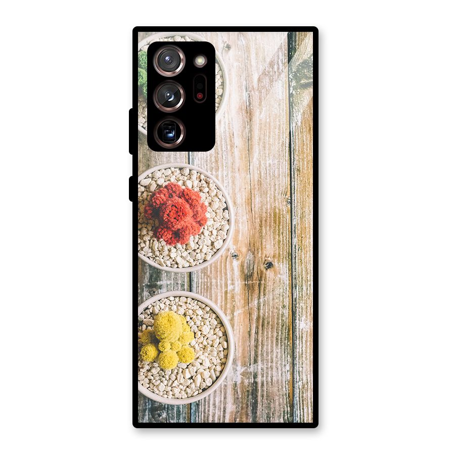 Cacti Decor Glass Back Case for Galaxy Note 20 Ultra