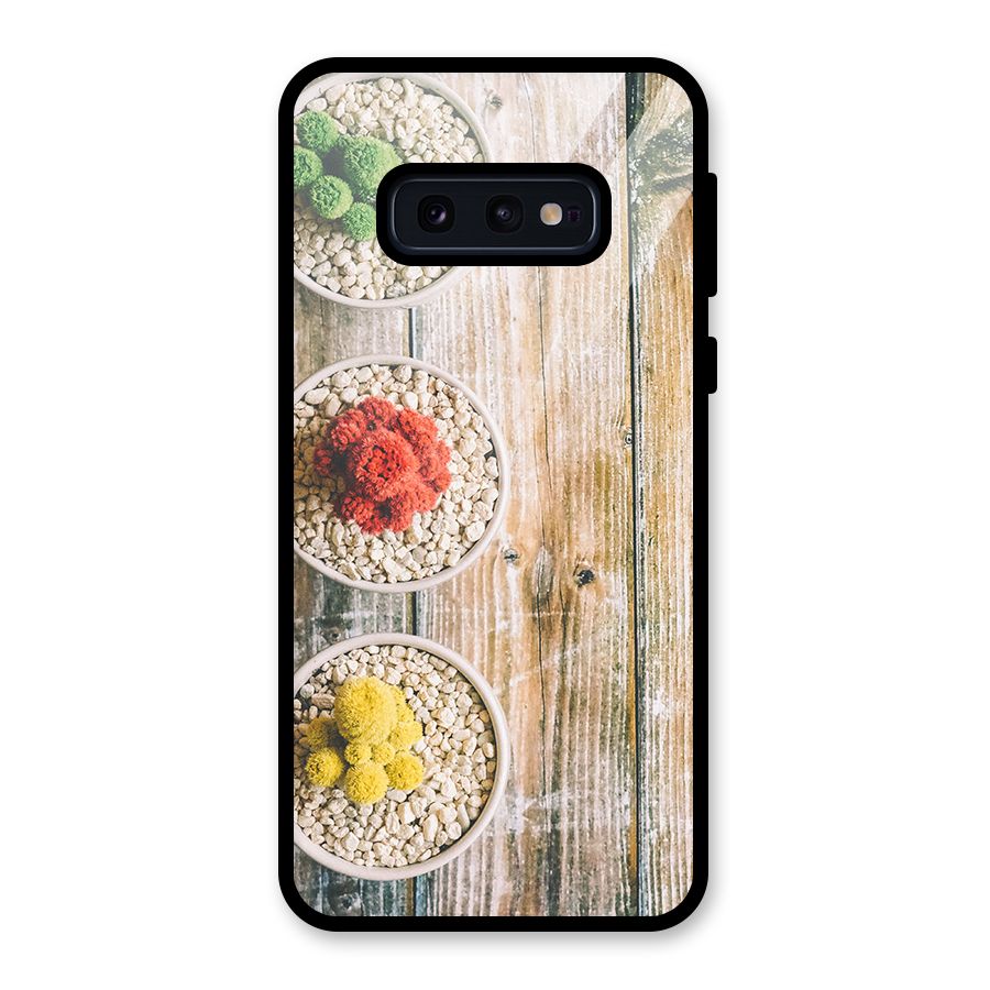 Cacti Decor Glass Back Case for Galaxy S10e