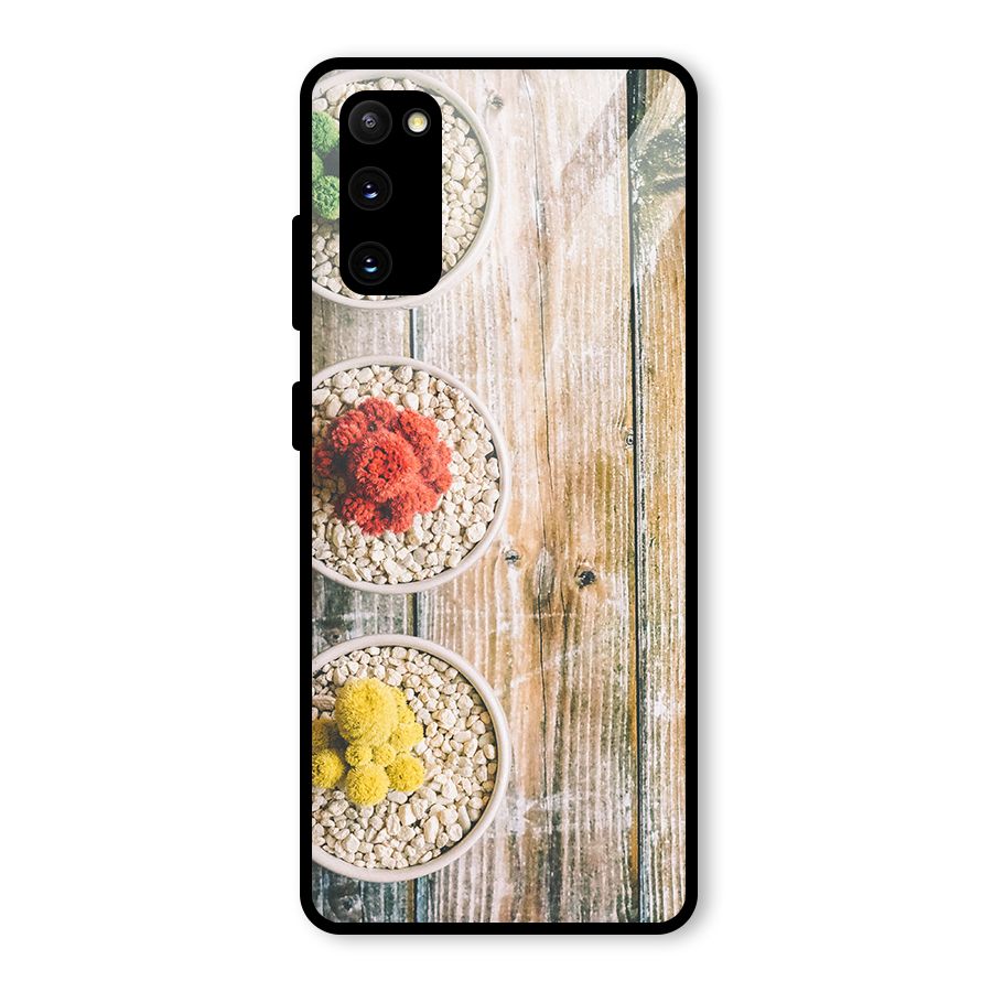 Cacti Decor Glass Back Case for Galaxy S20 FE 5G