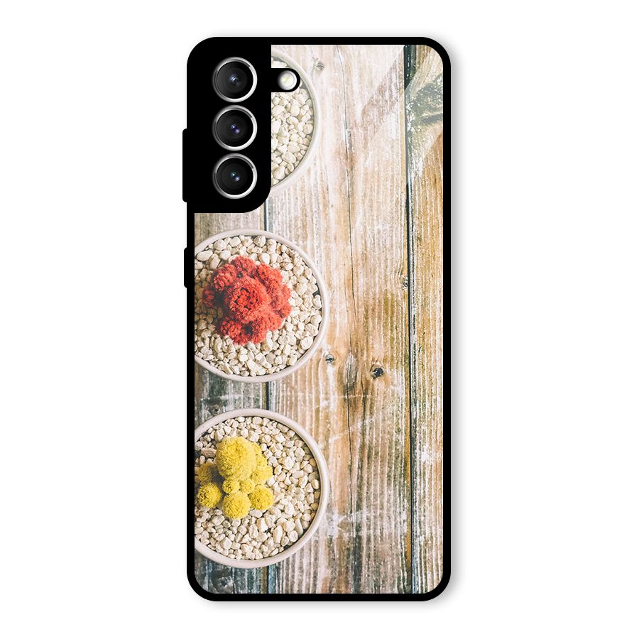 Cacti Decor Glass Back Case for Galaxy S21 5G
