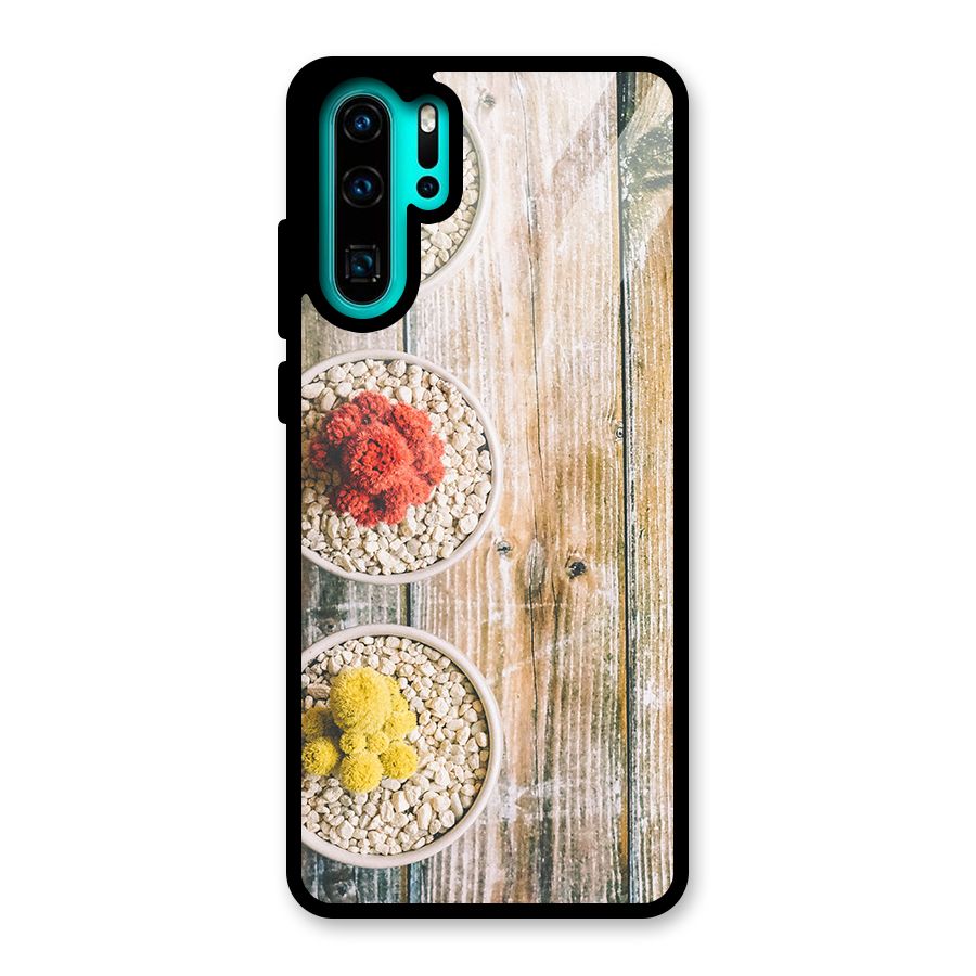 Cacti Decor Glass Back Case for Huawei P30 Pro