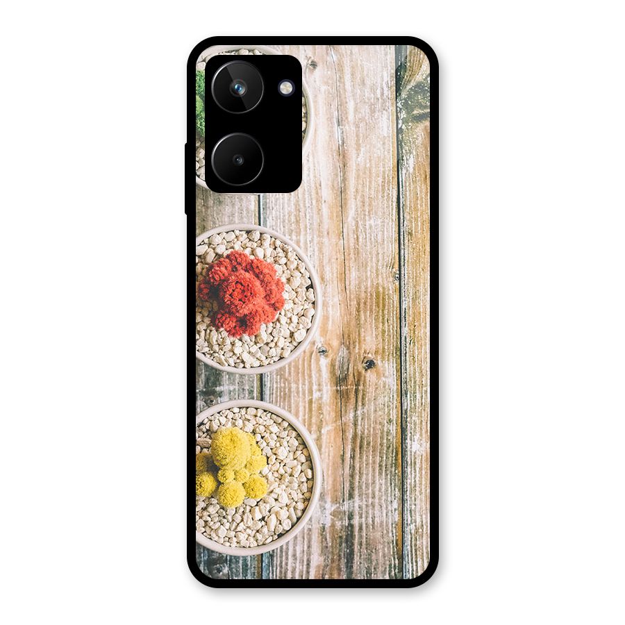 Cacti Decor Glass Back Case for Realme 10