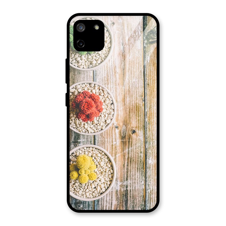 Cacti Decor Glass Back Case for Realme C11