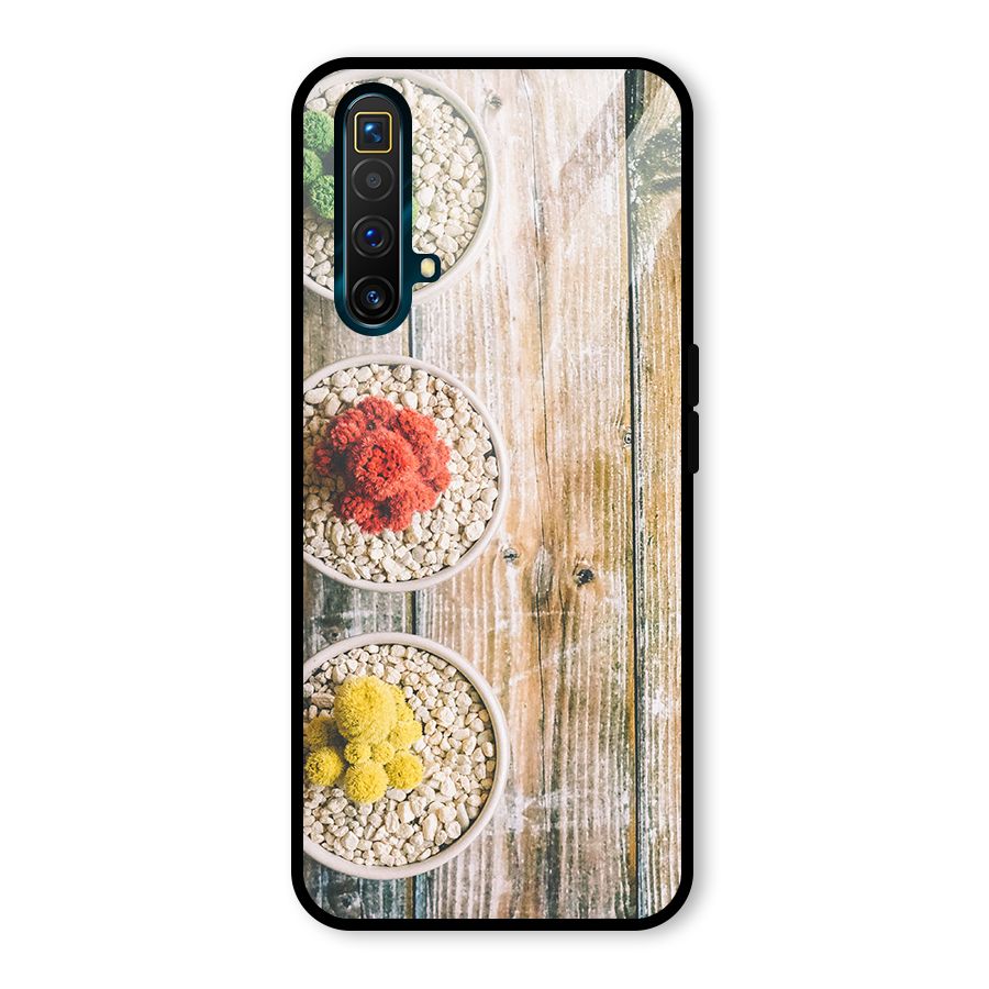Cacti Decor Glass Back Case for Realme X3