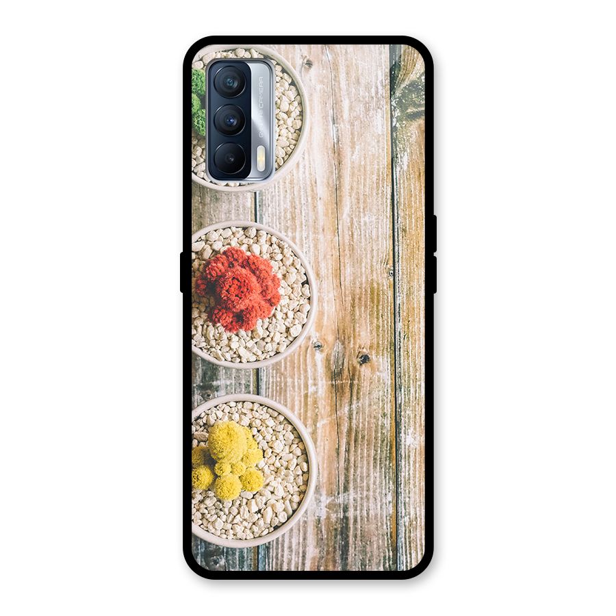 Cacti Decor Glass Back Case for Realme X7