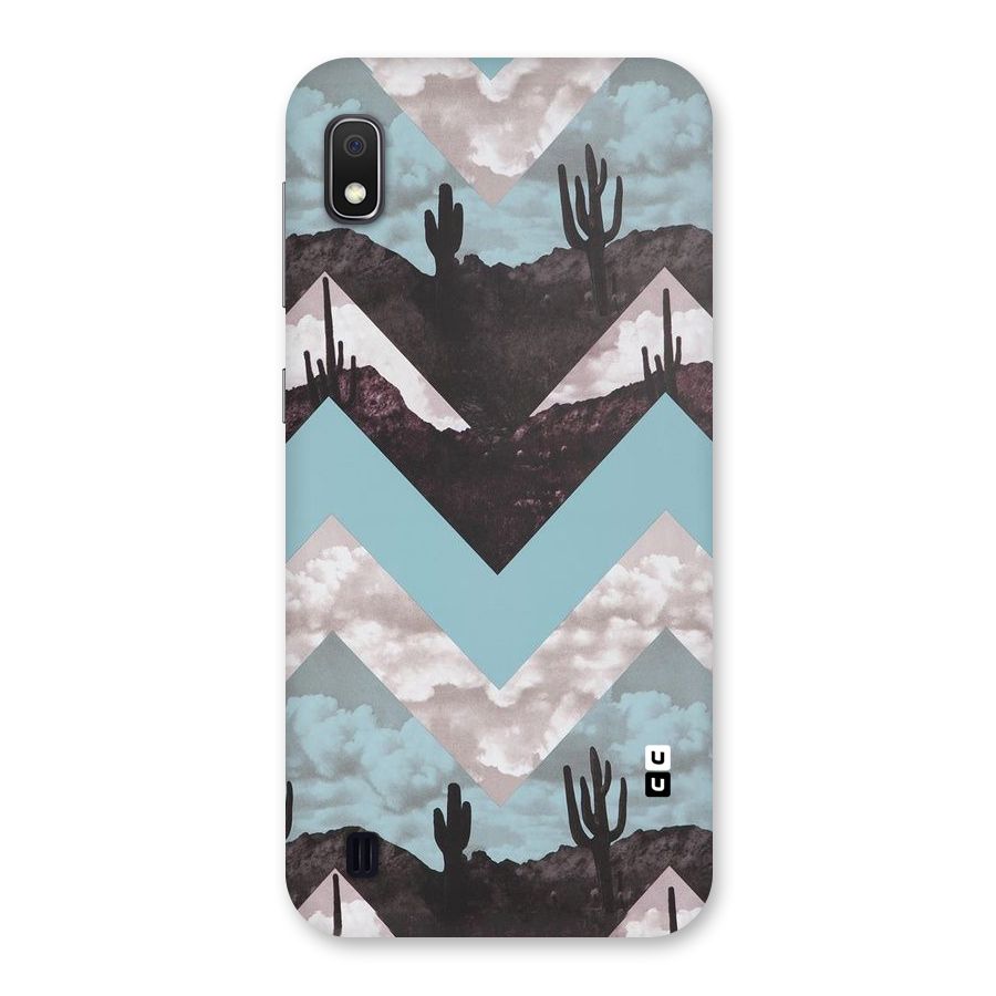 Cacutus Zig Zag Pattern Back Case for Galaxy A10