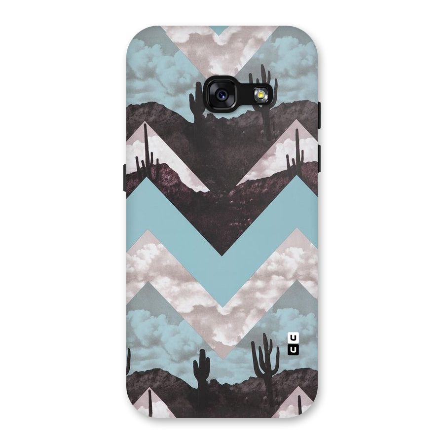 Cacutus Zig Zag Pattern Back Case for Galaxy A3 (2017)