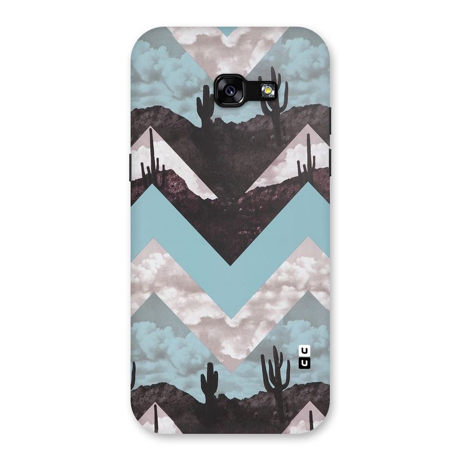 Cacutus Zig Zag Pattern Back Case for Galaxy A5 2017