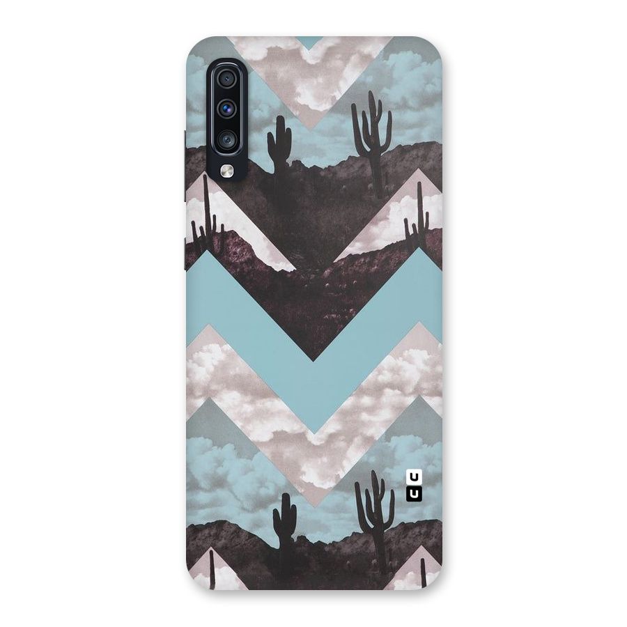 Cacutus Zig Zag Pattern Back Case for Galaxy A70