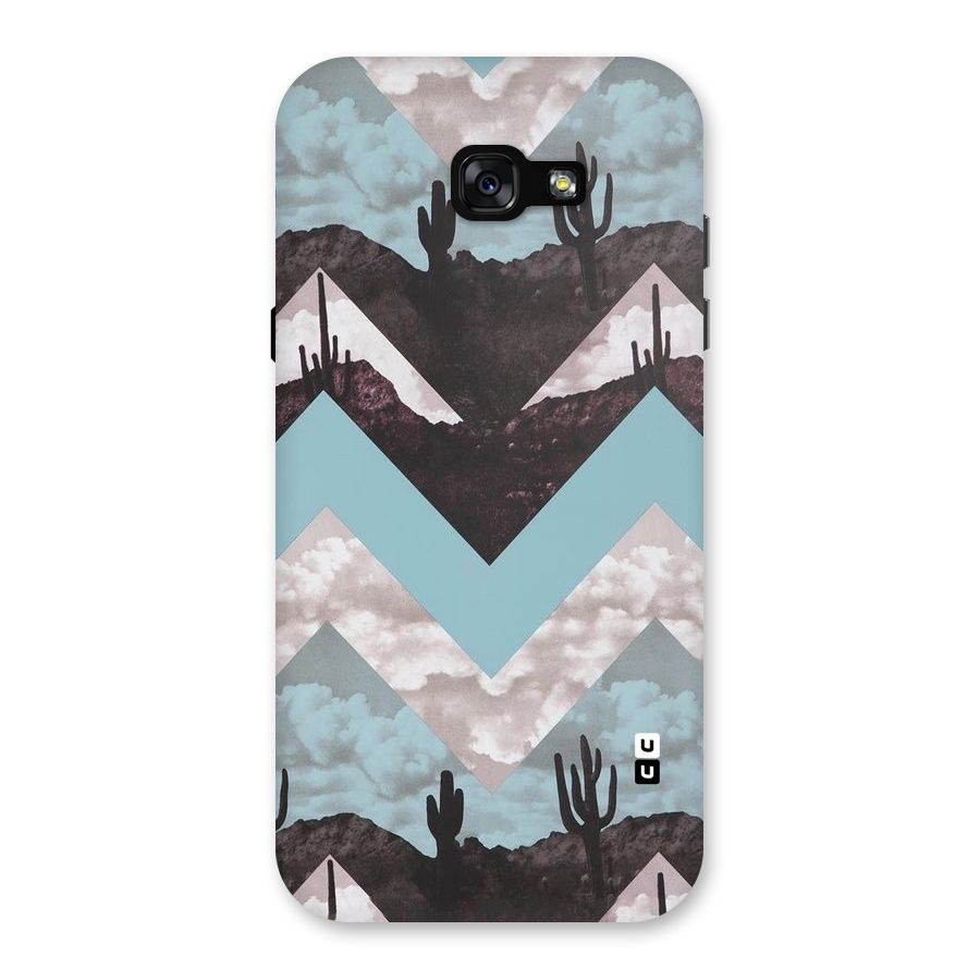 Cacutus Zig Zag Pattern Back Case for Galaxy A7 (2017)